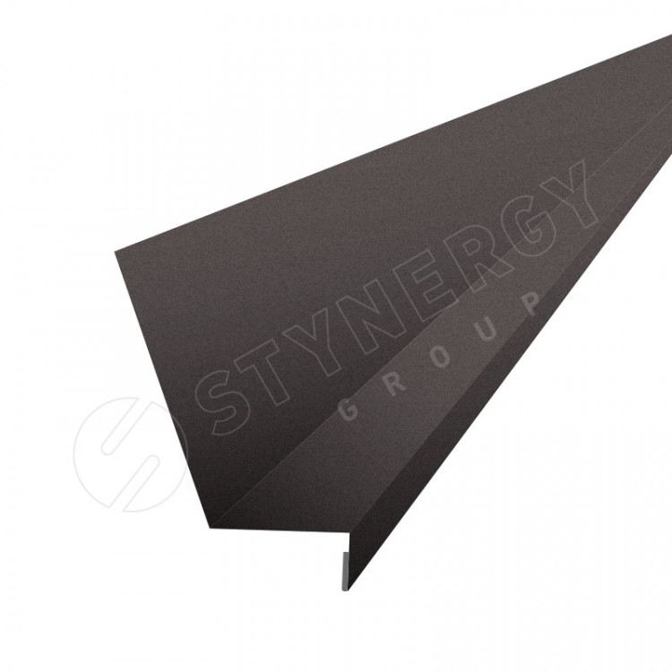 Планка для бокового примыкания 2000 Фальц Stynergy (ПЭ-8017-0.45) Планка для бокового примыкания 2000 Фальц Stynergy (ПЭ-8017-0.45)