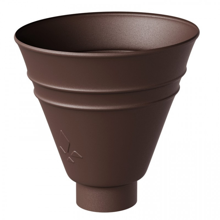 AS PUrus MATT 125/90 Воронка водосборная круглая, 1 шт/уп., RAL 8017