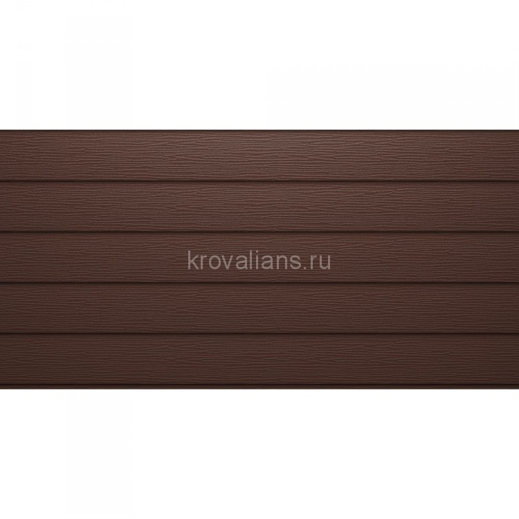Сайдинг Aquasystem (Аквасистем) Скандинавская доска широкая ПЭ (Zn140) RAL 8017 /1 шт/