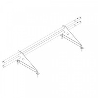 Снегозадержатель ROOFsystems ECONOM d25(круг), 1м, м/ч (треугольн.) RAL 3005