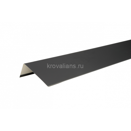 ТехноНИКОЛЬ Наличник оконный металлический HAUBERK, Темно-серый  RAL 7024 1310 х 180 х 120