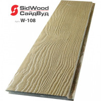 SidWood, хризотилцементный сайдинг 3000х190х10 мм клик 0,57м2 W-108
