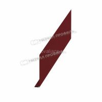 МеталлПрофиль Планка карнизного свеса 250х50х3000 NormanMP (Полиэстер-01-3020-0.5) /1 шт/