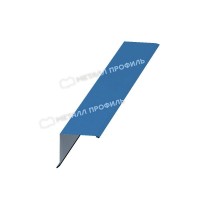 МеталлПрофиль Планка торцевая 135х145х2000 NormanMP (Полиэстер-01-5015-0.5) /1 шт/