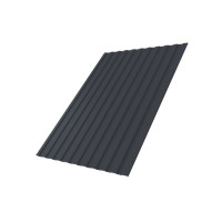 Профнастил С8А 0,45 Drap TwinColor с пленкой RAL 7024 мокрый асфальт