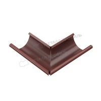 Угол желоба наружный МЕТАЛЛ ПРОФИЛЬ Foramina PUR 125/100 RR32