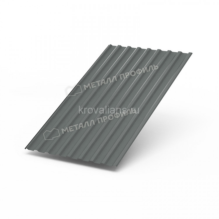 Профилированный лист Металл Профиль МП-20х1100-A (ПЭ-01-7005-0,45) /1 кв.м./ Профилированный лист Металл Профиль МП-20х1100-A (ПЭ-01-7005-0,45) /1 кв.м./