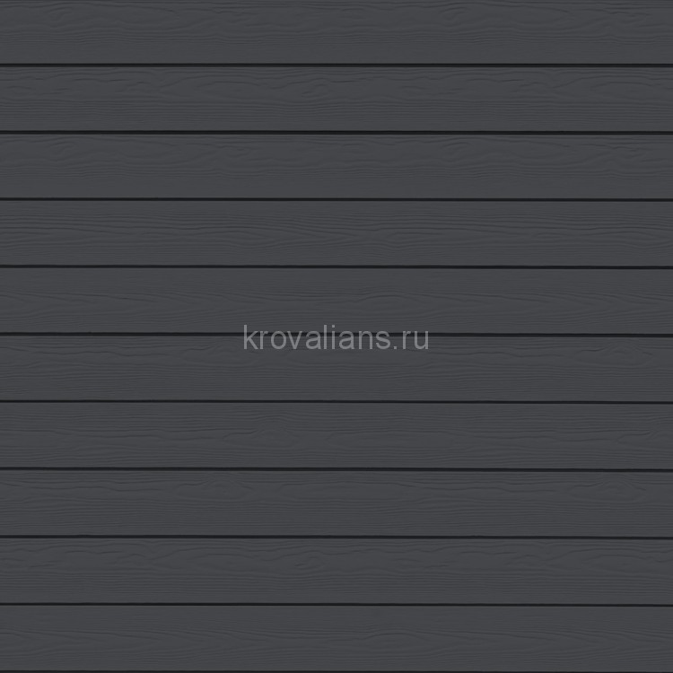 Фиброцементный сайдинг Cedral (Кедрал) Click Wood 3600x186x12 mm C18 Ночной океан /1 шт/