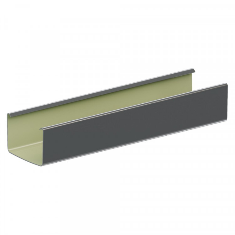 Pvc Inral7016 0 руб./1 шт, KROP PVC 135/80 Желоб 3м RAL 7016 (2шт/упак)