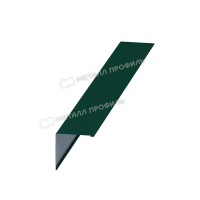 МеталлПрофиль Планка угла наружного 115х115х2000 NormanMP (Полиэстер-01-6005-0.5) /1 шт/