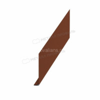 МеталлПрофиль Планка карнизного свеса 250х50х2000 (PURETAN-20-RR750-0.5) /1 шт/