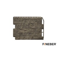 Фасайдинг FineBer (Файнбер) Туф 3D-Facture дымчатый /панель/