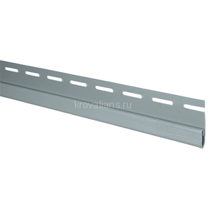 Планка финишная Альта-Профиль Альта-сайдинг 3м (Светло-серый) /1 шт/