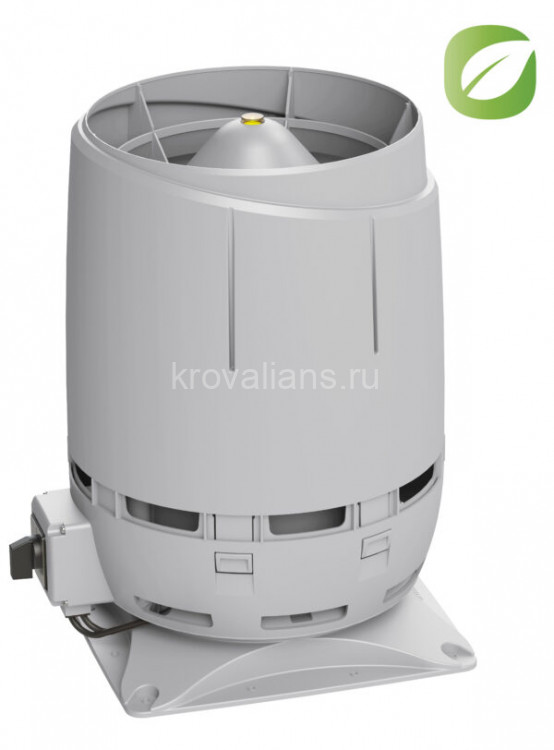 Vilpe FLOW Кровельный вентилятор ECo160S (=ECo220S)+ основание 300х300 черный