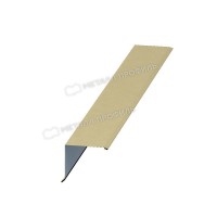 МеталлПрофиль Планка торцевая 135х145х2000 NormanMP (Полиэстер-01-1014-0.5) /1 шт/