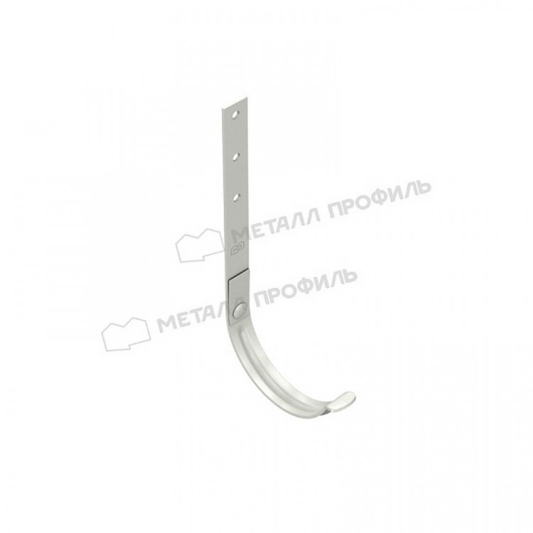 Держатель желоба длинный МЕТАЛЛ ПРОФИЛЬ Foramina PUR 125/100 RAL 9010, белый Держатель желоба длинный МЕТАЛЛ ПРОФИЛЬ Foramina PUR 125/100 RAL 9010, белый