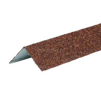 ТехноНИКОЛЬ Уголок металлический внешний HAUBERK, Терракотовый, 50*50*1250