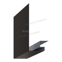 МеталлПрофиль Планка откоса сложная 3D 245х75х3000 (Полиэстер-01-RR32-0.45)