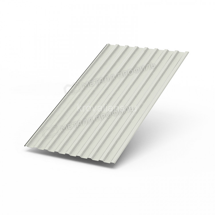 Профилированный лист Металл Профиль МП-20х1100-A (ПЭ-01-9002-0,45) /1 кв.м./ Профилированный лист Металл Профиль МП-20х1100-A (ПЭ-01-9002-0,45) /1 кв.м./