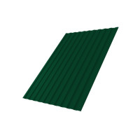 Профнастил C8A 0,45 Drap TX с пленкой RAL 6005 зеленый мох