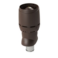 Vilpe FLOW XL- 160/ИЗ/700 вент. выход с колпаком коричневый