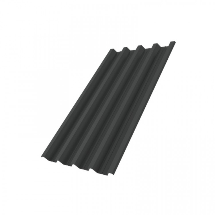 Профнастил Обнинск H60R Grand Line 0,5 Rooftop бархат RAL 7016 антрацитово-серый