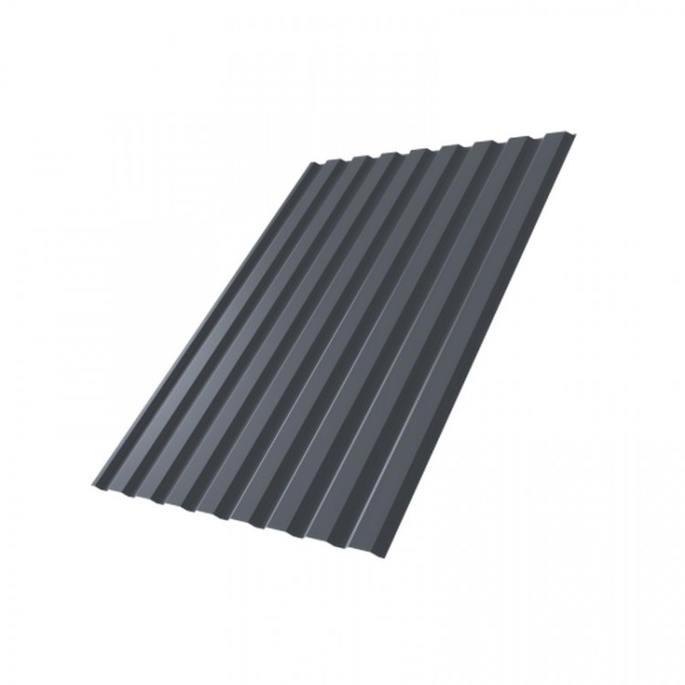 Профнастил C20A 0,45 Drap TwinColor RAL 7024 мокрый асфальт