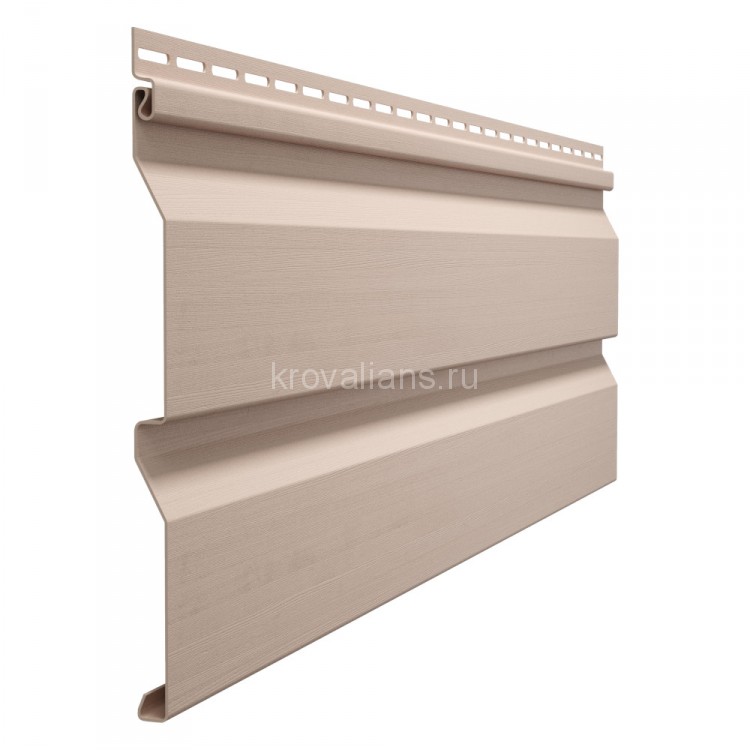 Docke STANDART Сайдинг Корабельный брус D4D 3,00х0,203 (0,61м2) Крем-брюле 20шт/уп