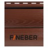 FineBer Сайдинг BlockHouse Extra Acrylic могано 3,66м (12шт/уп)