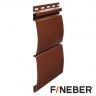 FineBer Сайдинг BlockHouse Extra Acrylic могано 3,66м (12шт/уп)