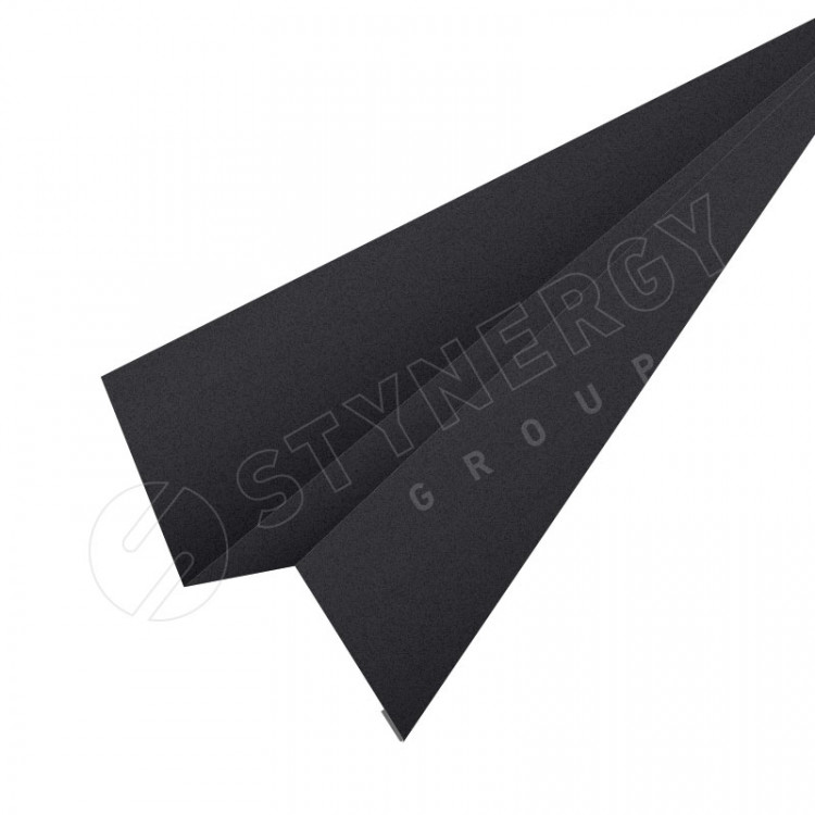 Планка начальная 135х30х55 3000 Фальц Stynergy (Стальной Бархат-9005-0.5) Планка начальная 135х30х55 3000 Фальц Stynergy (Стальной Бархат-9005-0.5)