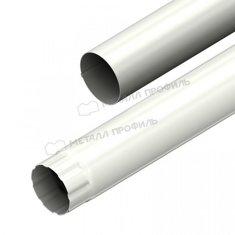 Труба водосточная МЕТАЛЛ ПРОФИЛЬ GRANDSYSTEM D90х2000 Ral 9010