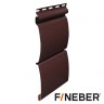 FineBer Сайдинг BlockHouse Extra Acrylic темный дуб 3,66м (12шт/уп)