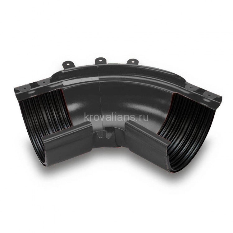 GALECO STAL 152 135/90 Угол внешний регулированный 100-165 гр. Темно-коричневый 8019 (2шт/уп)