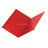 МеталлПрофиль Планка ендовы нижняя 298х298х2000 NormanMP (Полиэстер-01-3020-0.5) /1 шт/