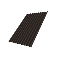 Профнастил С21R 0,5 Satin Matt TX RR 32 темно-коричневый