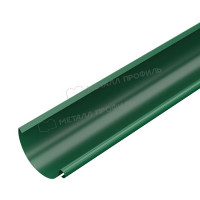 Желоб водосточный МЕТАЛЛ ПРОФИЛЬ Foramina PUR 125/100 3м RAL 6005, зеленый