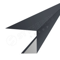 Планка завершающая фасадная 3000 Фальц Stynergy (ПЭ-7024-0.45)