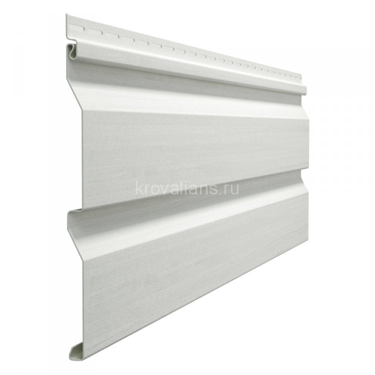 Docke STANDART Сайдинг Корабельный брус D4D 3,00х0,203 (0,61м2) Пломбир 20шт/уп