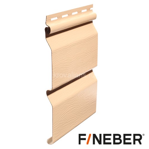 Сайдинг FineBer (Файнбер) Standart Classic Color 3,66м (Бежевый) /панель/