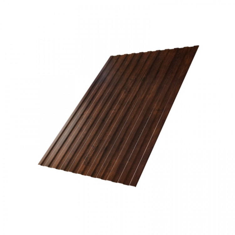 Профнастил С8A v01 0,45 Print Premium Cherry Wood Dark FTC