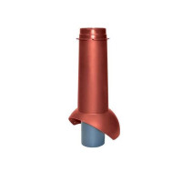 Выход канализации Krovent Pipe-VT 110 красный