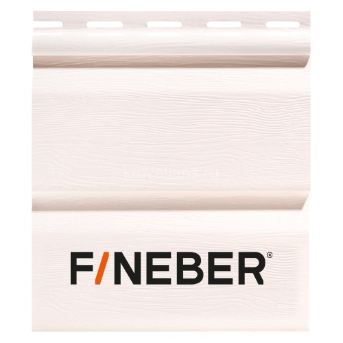 FineBer Сайдинг Standart Classic Color белый 3,66м (16шт/уп)