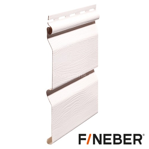 FineBer Сайдинг Standart Classic Color белый 3,66м (16шт/уп)