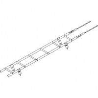 Лестница кровельная ROOFsystems PRESTIGE ZN600 1,2м Универ цинк
