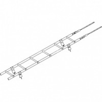Лестница кровельная ROOFsystems PRESTIGE ZN600 1,2м Универ цинк