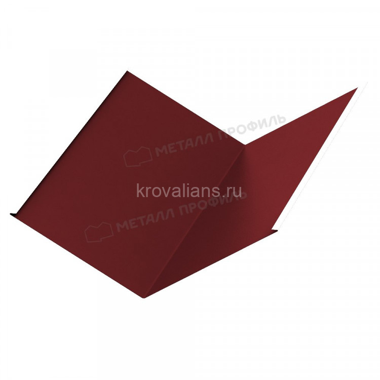 МеталлПрофиль Планка ендовы нижняя 298х298х2000 (VikingMP-01-3011-0.45) /1 шт/