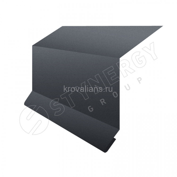Планка примыкания в штробу 15х33х20х2000 Stynergy (Стинержи) (CORUNDUM50Matt-7024-0.5) /1 шт/