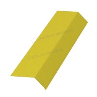 МеталлПрофиль Планка карнизная 100х69х2000 NormanMP (Полиэстер-01-1018-0.5) /1 шт/