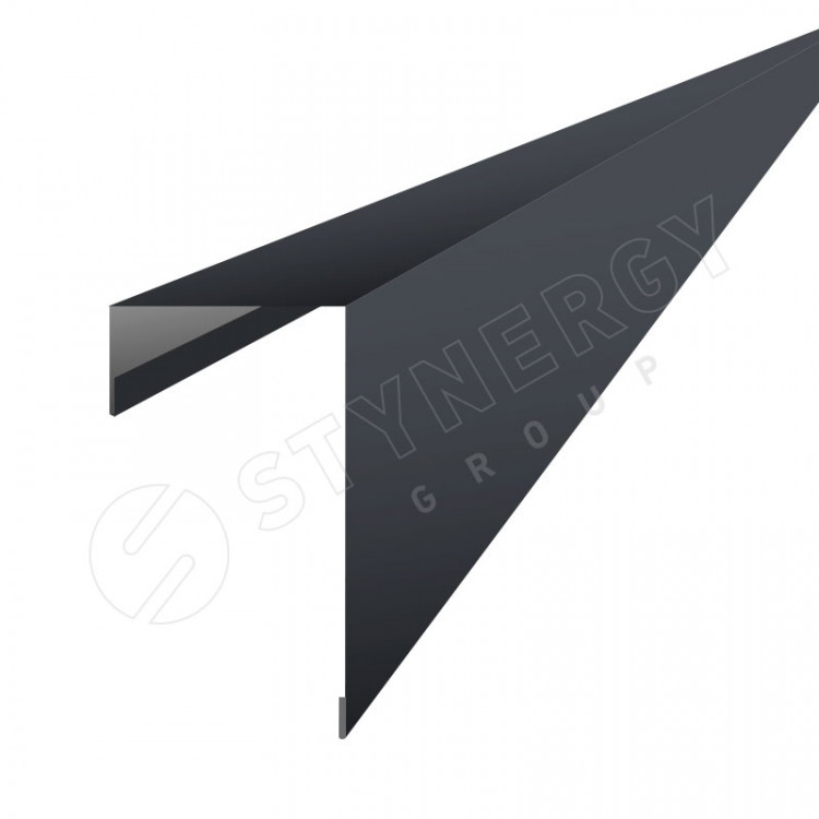 Планка торцевая фасадная 3000 Фальц Stynergy (CORUNDUM50-RAL7024-0.5) Планка торцевая фасадная 3000 Фальц Stynergy (CORUNDUM50-RAL7024-0.5)